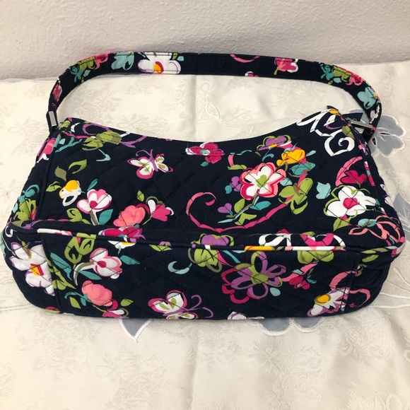 Vera Bradley Small Shoulder Purse Top Zipper Closure - Picture 9 of 11